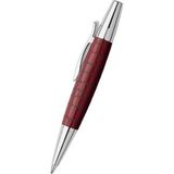 Faber-Castell E-Motion Parlak Metal Mürdüm Rengi Tükenmez Kalem - Renkli