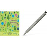 Faber-Castell Ecco Pigment Teknik Çizim Kalemi, 0.2 mm Uç, I... +1 Parça Fırsat Seti