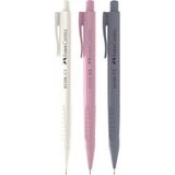 Faber-Castell Econ 0.5 mm Versatil Kalem 3'lü Set – Metal Uçlu, Dayanıklı Siyah Gövde, Ergonomik Kaymaz Tasarım