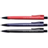 Faber-Castell Econ 1343 Versatil Kalem 0.7mm Ergonomik Tasarımlı Kırmızı Mavi Siyah Renk Seçenekleri