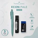 Faber-Castell Econ Pale 0,7 Yeşil Versatil Kalem+0,7 Uç+Orta Boy Sınav Silgisi