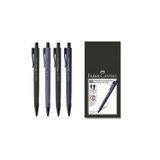 Faber Castell Econ Versatil Urban 0,7 Uçlu Kalem, 4 Adet Set, Çok Renkli