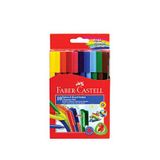 Faber Castell Eğlenceli 10 Renk Dayanıklı Ve Parlak Renkli Keçeli Kalem