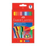 faber-castell eğlenceli keçeli kalem 10 renk - Yok