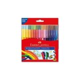 Faber-Castell Eğlenceli Keçeli Kalem 30 Renk 113000 Ölçülerle Renkli Çizim İçin Uygun