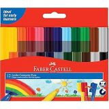 Faber-Castell Eğlenceli Keçeli Kalem,12'Li, 12 Renk