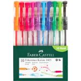 Faber-Castell Faber 1425 Tükenmez Kalem 10 Renk 14255700