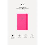 Faber-Castell Faber Ajanda Not Defteri Küçük Boy, Suni Deri, 80 Yaprak, Çizgisiz - Neon Pembe