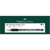 Faber-Castell Faber Castel Faber-Castell 1425 Iğne Uç Tükenmez Siyah 10'lu Kutu
