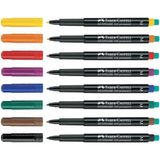 Faber-Castell Faber Castel Faber Castell Permanent Asetat CD Kalemi M 8li Set