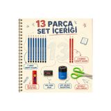 Faber Castell Faber-Castell 1 Parça Okul Çalışma Ve Proje Seti – 6 Kurşun Kalem 2 Kopya Kalem, 20 Gr Stick Yapıştırıcı, Silgi, Çift Delikli Kalemtıraş Ve Adel Cetvelli Makas