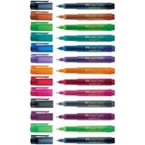 Faber-Castell Faber Castell 10 Renk Broadpen Keçeli Kalem 0.8 mm