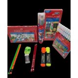 Faber-Castell Faber Castell 11 Parçalı Kırtasiye ve Boyama Seti