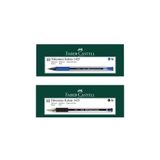 Faber Castell Faber-Castell 1425 Iğne Uç Tükenmez Kalem 10 Mavi 10 Siyah