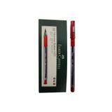 Faber Castell Faber-castell 1425 Iğne Uçlu Tükenmez Kalem 10'lu Kırmızı