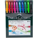 Faber-Castell Faber Castell 1425 İğne Uçlu Tükenmez Kalem Seti 10'lu
