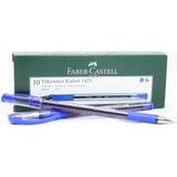 Faber-Castell Faber Castell 1425 Mavi İğne Uçlu Tükenmez Kalem 10 Lu Kutu
