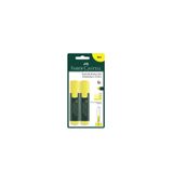 Faber Castell Faber-Castell 1548 Fosforlu Kalem Sarı 2 li Blister 8690826005420