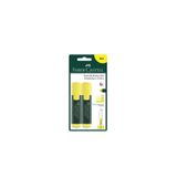 Faber Castell Faber-Castell 1548 Fosforlu Kalem Sarı 2 li Blister
