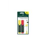 Faber Castell Faber-Castell 1548 Fosforlu Kalem Sari-Kırmızı 2 Li Blister