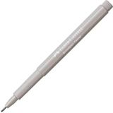 Faber-Castell Faber Castell 1554 Broadpen Keçeli Kalem Ince Uç 0.8 mm Pastel Gri