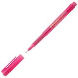 Faber-Castell Faber Castell 1554 Broadpen Keçeli Kalem Ince Uç 0.8 mm Pembe