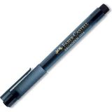 Faber-Castell Faber Castell 1554 Broadpen Keçeli Kalem Ince Uç 0.8 mm Siyah