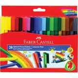 Faber-Castell Faber Castell 20'li Eğlenceli Keçeli Boya Kalemi - Renkli
