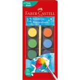Faber-Castell Faber Castell Ø 23 Mm 12 Renk Sulu Boya - Tekli
