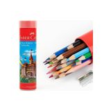 Faber Castell Faber-castell 24'lü Metal Tüp Kuru Boya Seti (kalemtraş Hediyeli)
