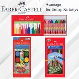 Faber-Castell Faber Castell 3lü Boya Seti Tam Boy Sulu - Kuru - Pastel Boya - Renkli