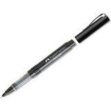 Faber-Castell Faber Castell 5405 0.5 mm Iğne Uçlu Needle Point Roller Pilot Kalem Siyah