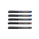 Faber Castell Faber-Castell 5405 Roller Kalem 0.5 Mm Iğne Uçlu 3 Mavi 1 Kırmızı 1 Siyah