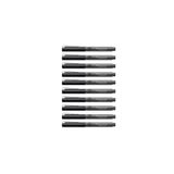 Faber Castell Faber-Castell 5405 Roller Kalem 0.5 Mm Iğne Uçlu Siyah 10 Adet