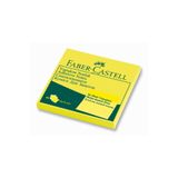 Faber Castell Faber-Castell 75x75mm Yapışkanlı Not Kağıdı Neon Sarı 5089565434