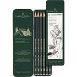 Faber-Castell Faber Castell 9000 6'lı Dereceli Kalem Seti
