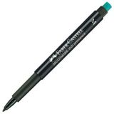Faber Castell Faber-Castell Asetat Kalemi Permanent M Seri Siyah 15 25 99 (10 Lu Paket)