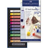 Faber-Castell Faber Castell Creative Studio Toz Pastel Boya (Soft) 12 Renk Tam Boy