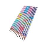 Faber Castell Faber-castell Deniz Kızı Desenli Kurşun Kalem, 2b, 12'li Set, Pastel Renkli Çok Renkli