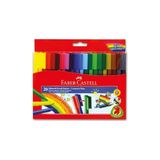 Faber-Castell Faber Castell Eğlenceli Keçeli Kalem 20’li - Renkli