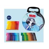 Faber-Castell Faber Castell Eğlenceli Keçeli Kalem Futbol Topu - Karışık-Çok Renkli - KEÇELİ BOYA KALEMİ - 33 LÜ