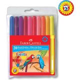 Faber-Castell Faber Castell Fiesta Keçeli Kalem 20 Renk 330450