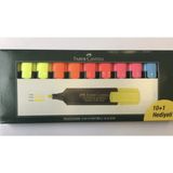 Faber-Castell Faber Castell Fosforlu Kalem 1548 10+1 Kutu - Renkli
