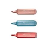 Faber Castell Faber-Castell Fosforlu Kalem 46 Metalik Renkler 3'lü