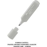 Faber-Castell Faber Castell Fosforlu Kalem 46 Pastel Renkler - Pastel Gri