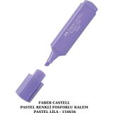 Faber-Castell Faber Castell Fosforlu Kalem 46 Pastel Renkler - Pastel Lila