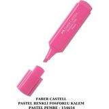 Faber-Castell Faber Castell Fosforlu Kalem 46 Pastel Renkler - Pastel Pembe