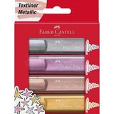 Faber-Castell Faber Castell Fosforlu Kalem Metalik Tonlar 4lü 154640