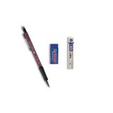 Faber Castell Faber-castell Grip 1347 Uçlu Kalem Bordo 0.7 Mm + Uç + Sınav Silgisi