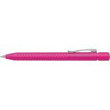 Faber-Castell Faber Castell Grip 2011 Üçgen Basmalı Tükenmez Kalem Pembe